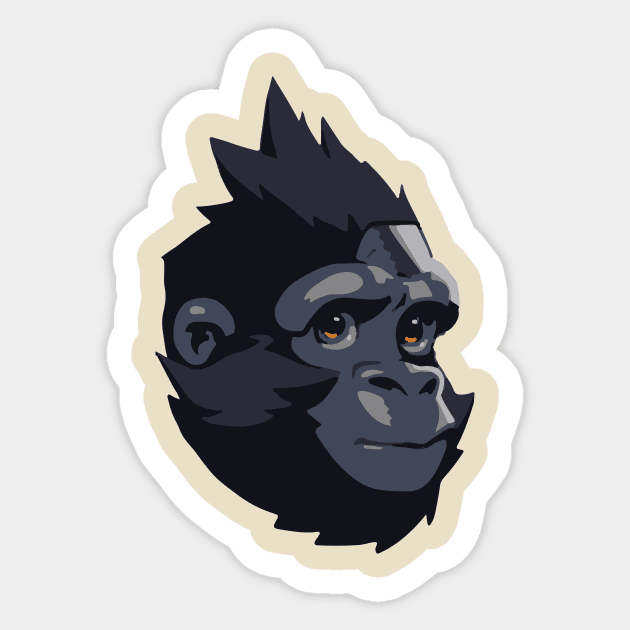 Winston Baby Sticker by José Ruiz